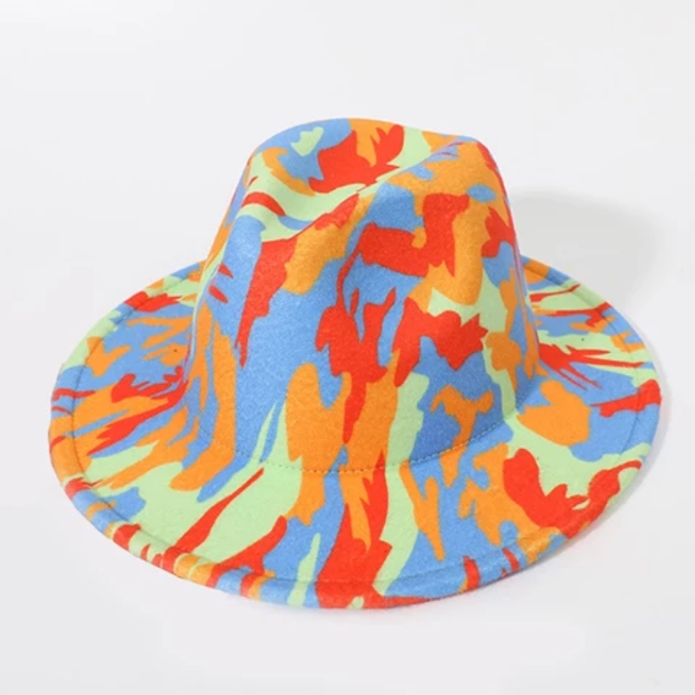 Wide Brim Pattern Hats